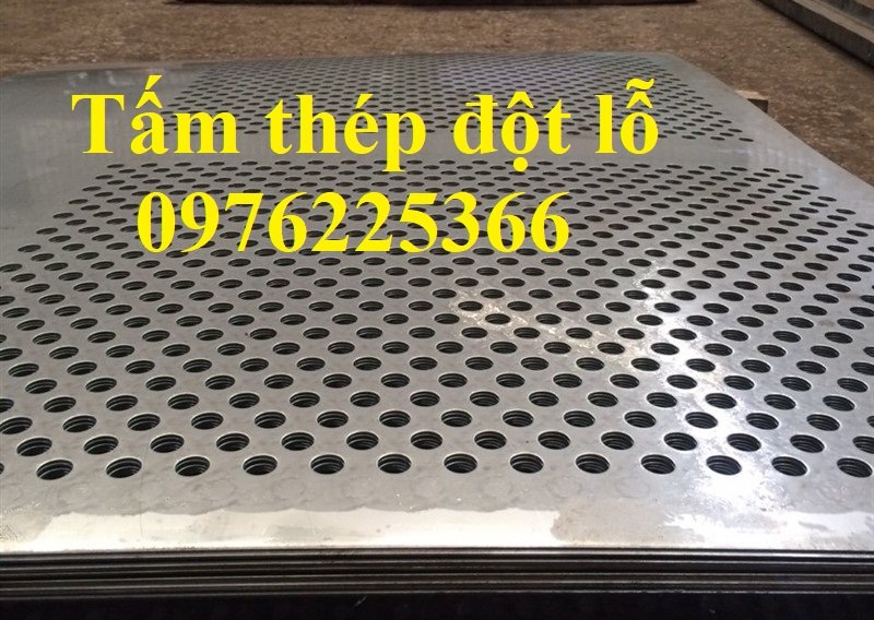 Tấm tôn dập lỗ ,tấm inox dập lỗ theo yêu cầu